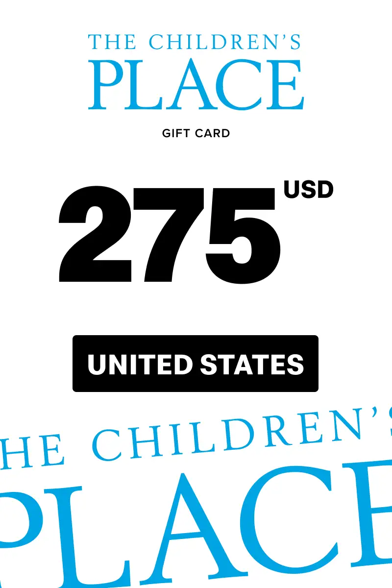 The Children's Place 275 USD Gift Card (United States) - Digital Key