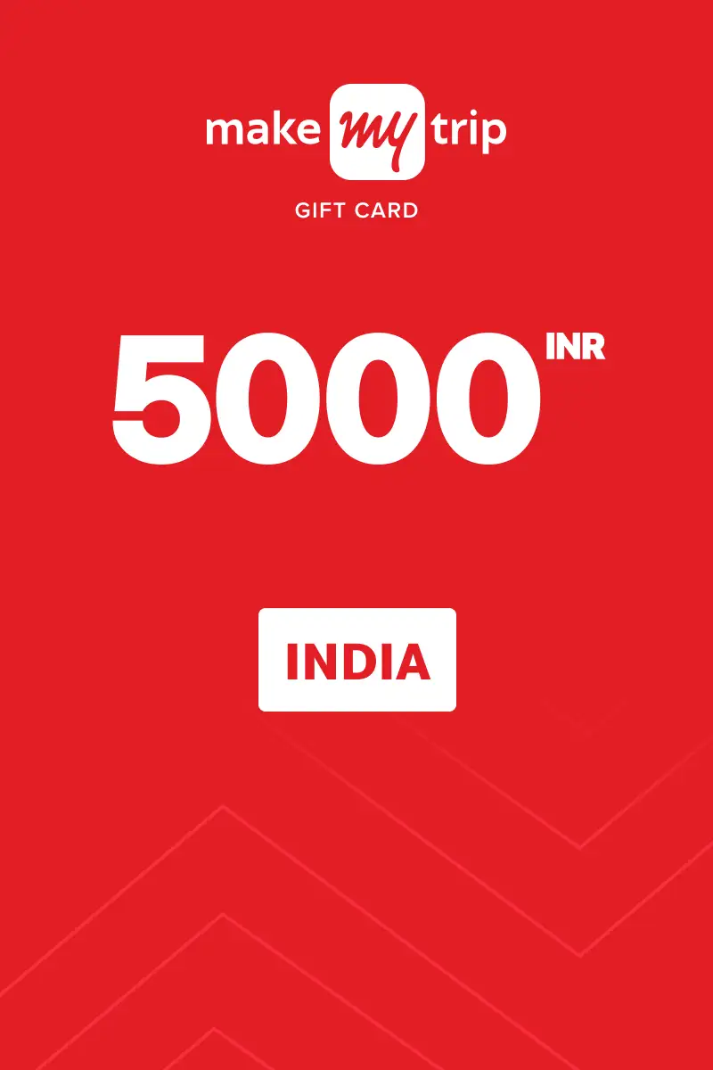 MakeMyTrip 5000 INR Gift Card (India) - Digital Key