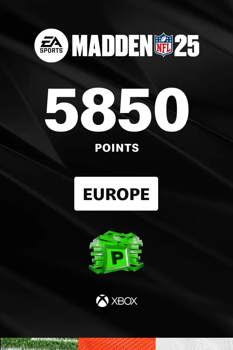 EA Sports Madden NFL 25 - 5850 Madden Points (Europe) (Xbox One / Xbox Series X|S) - Xbox Live - Digital Key