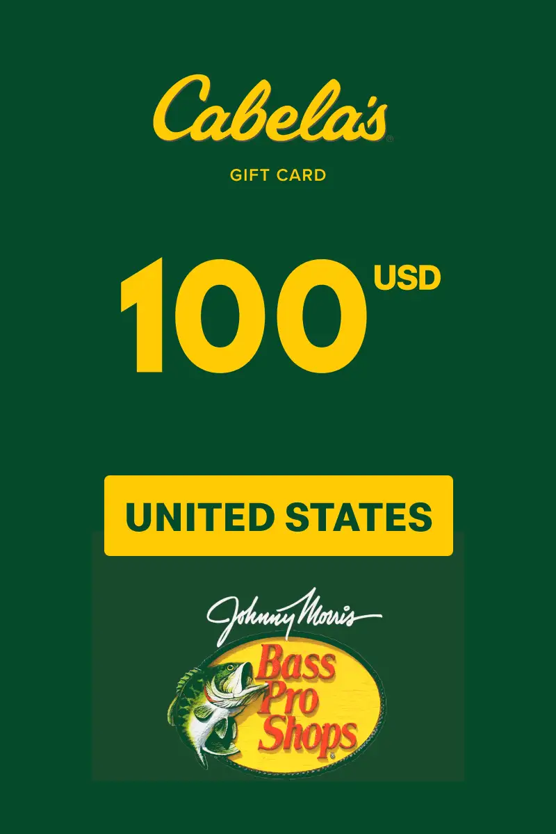 Cabela's 100 USD Gift Card (United States) - Digital Key