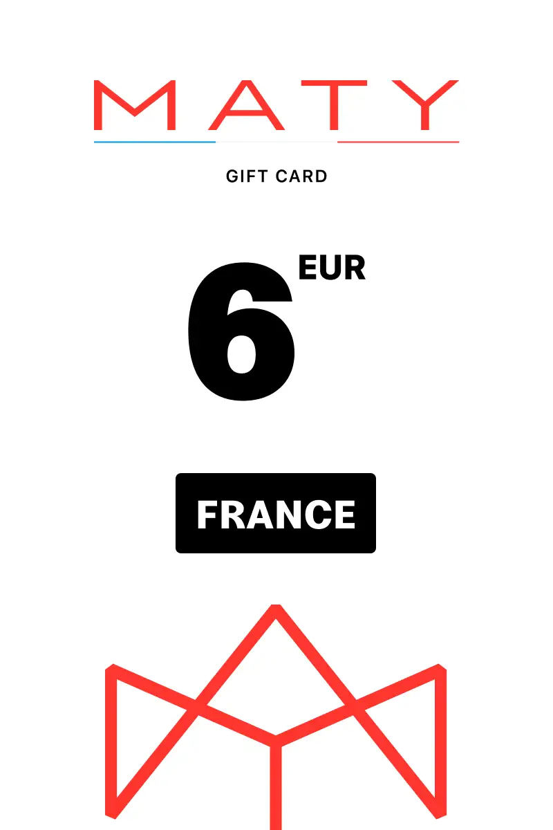 MATY 6 EUR Gift Card (France) - Digital Key