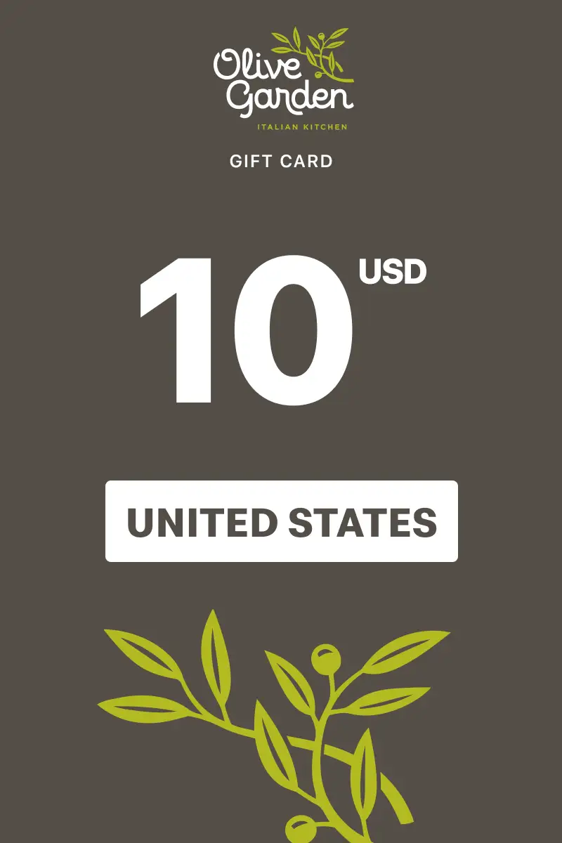 Olive Garden 10 USD Gift Card (United States) - Digital Key