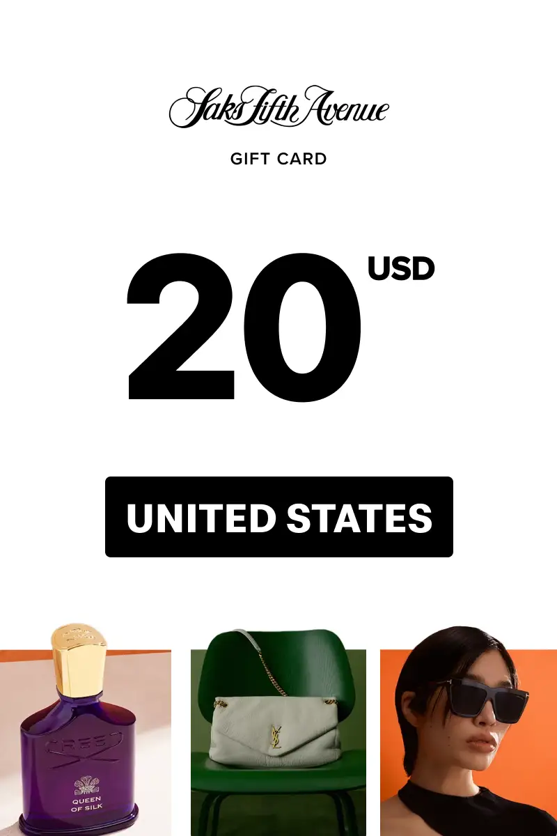 Saks Fifth Avenue 20 USD Gift Card (United States) - Digital Key