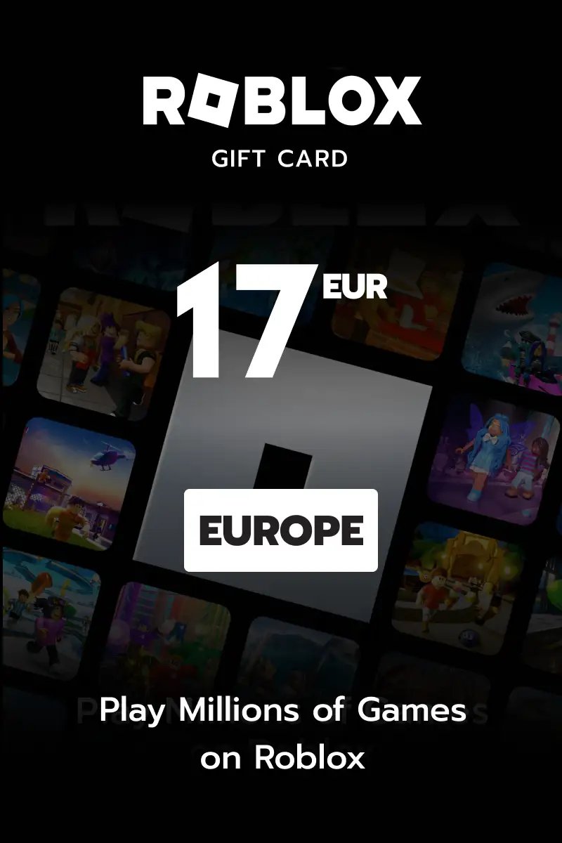 Roblox 17 EUR Gift Card (Europe) - Digital Key