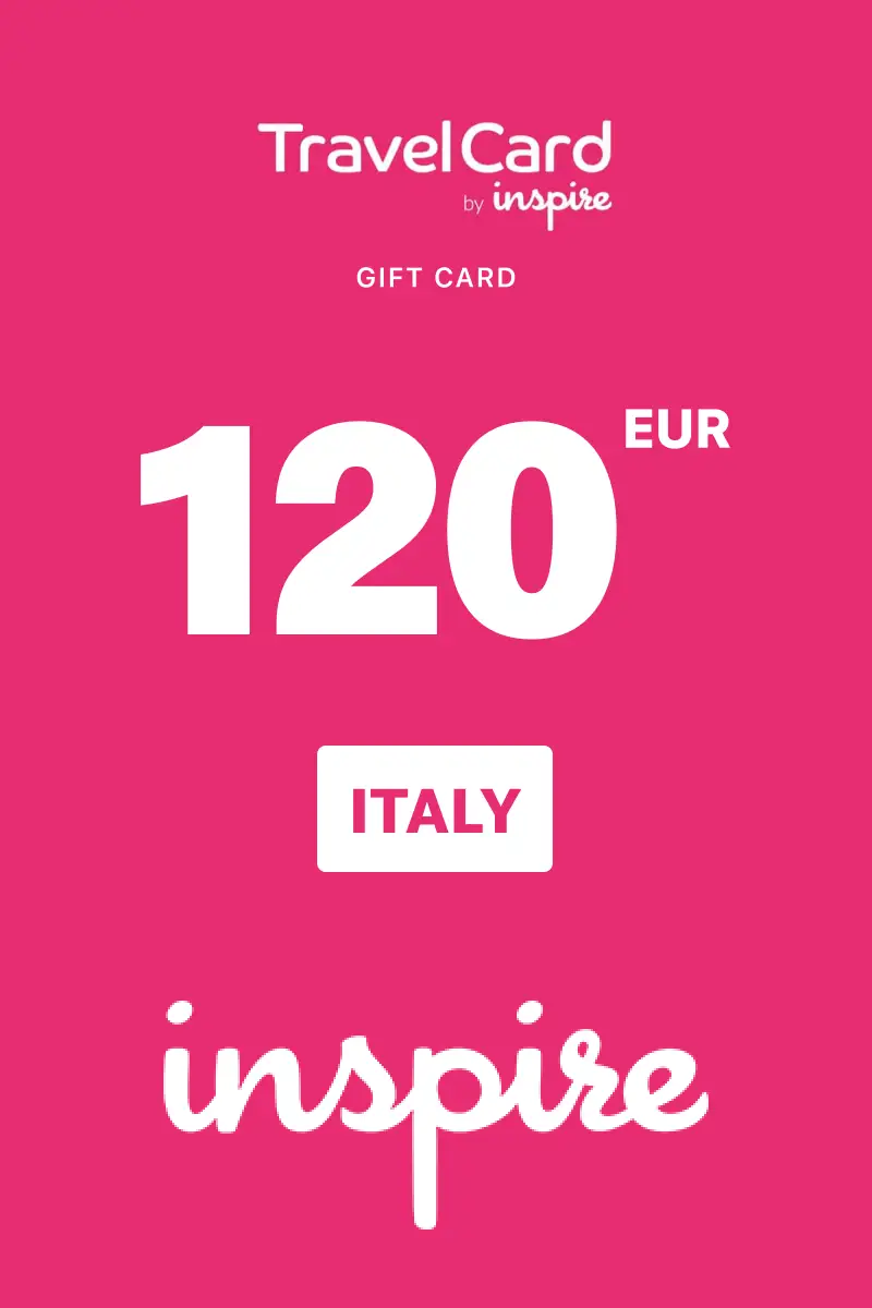 TravelCard by Inspire 120 EUR Gift Card (Italy) - Digital Key