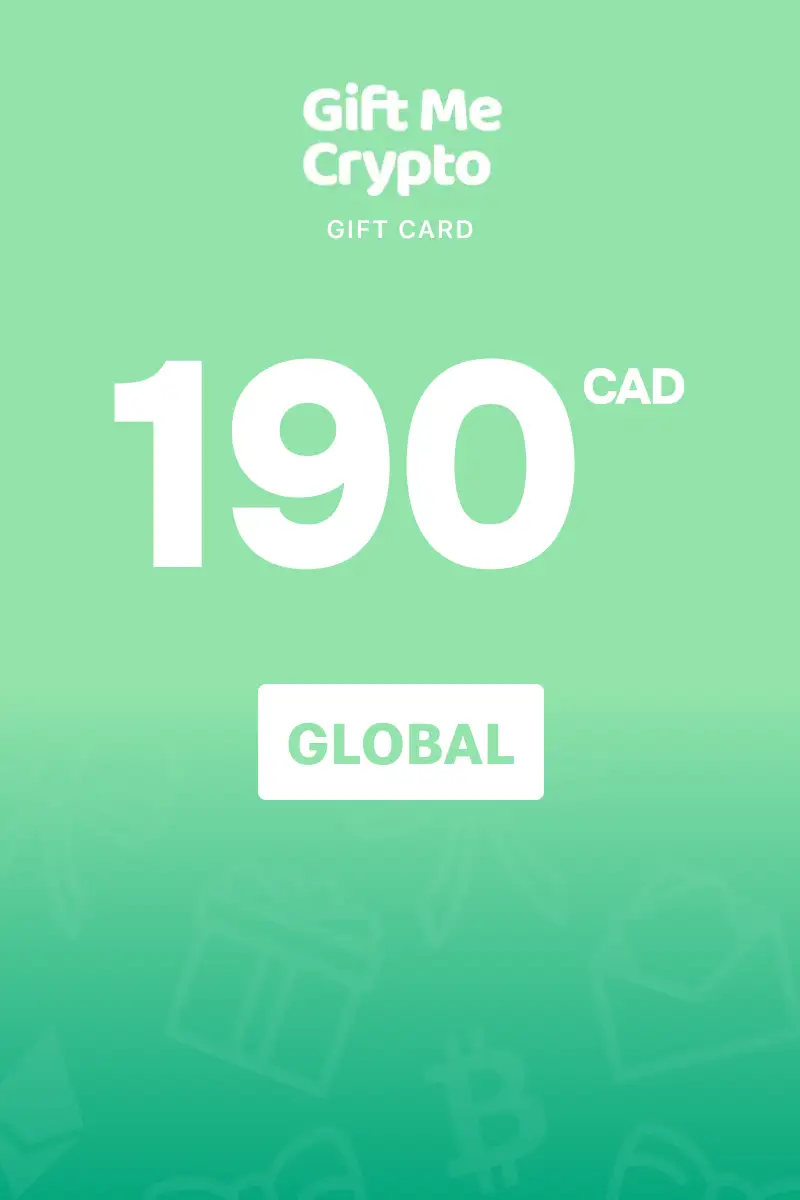Gift Me Crypto 190 CAD Gift Card (Global) - Digital Key