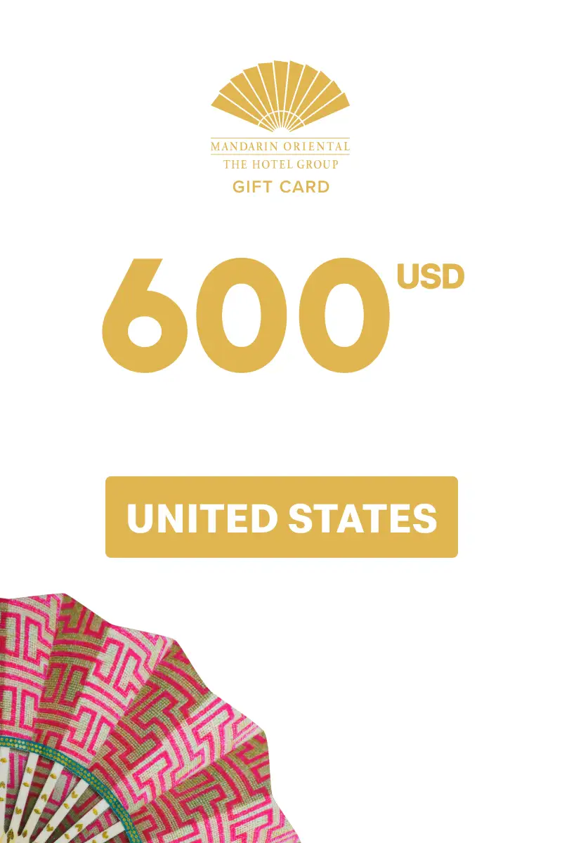 Mandarin Oriental Hotel Group 600 USD Gift Card (United States) - Digital Key