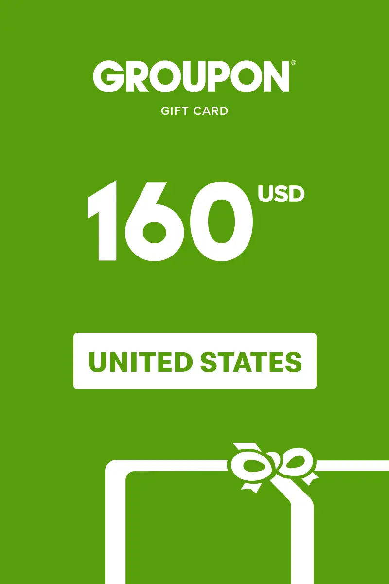 Groupon 160 USD Gift Card (United States) - Digital Key