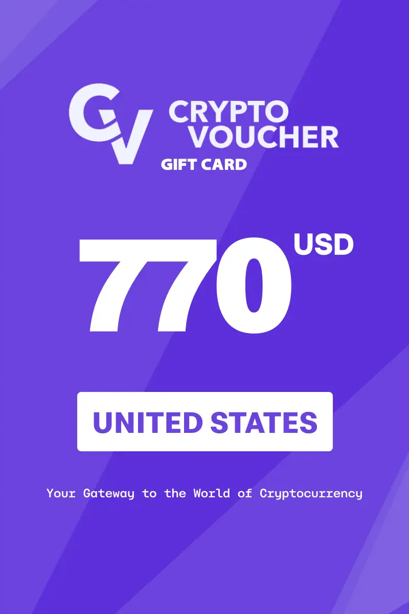 Crypto Voucher (BTC) 770 USD Gift Card (United States) - Digital Key