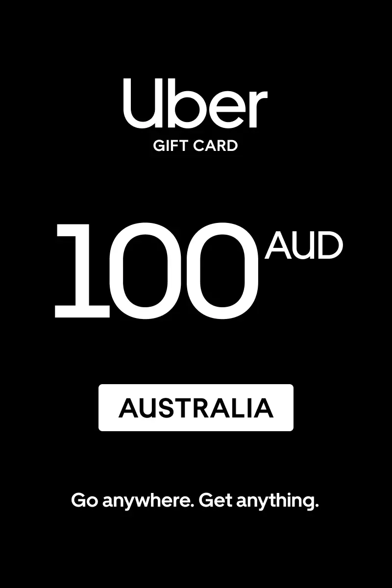Uber 100 AUD Gift Card (Australia) - Digital Key