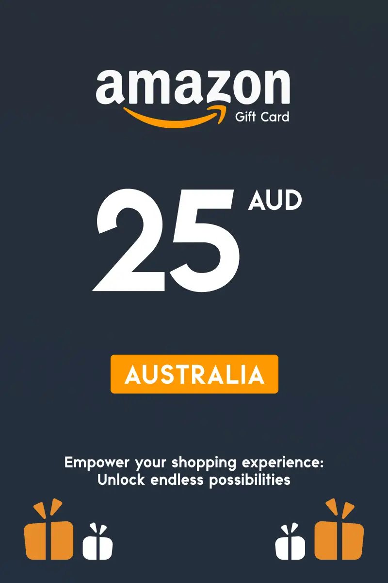 Buy Amazon 25 AUD Gift Card (Australia) Digital Key