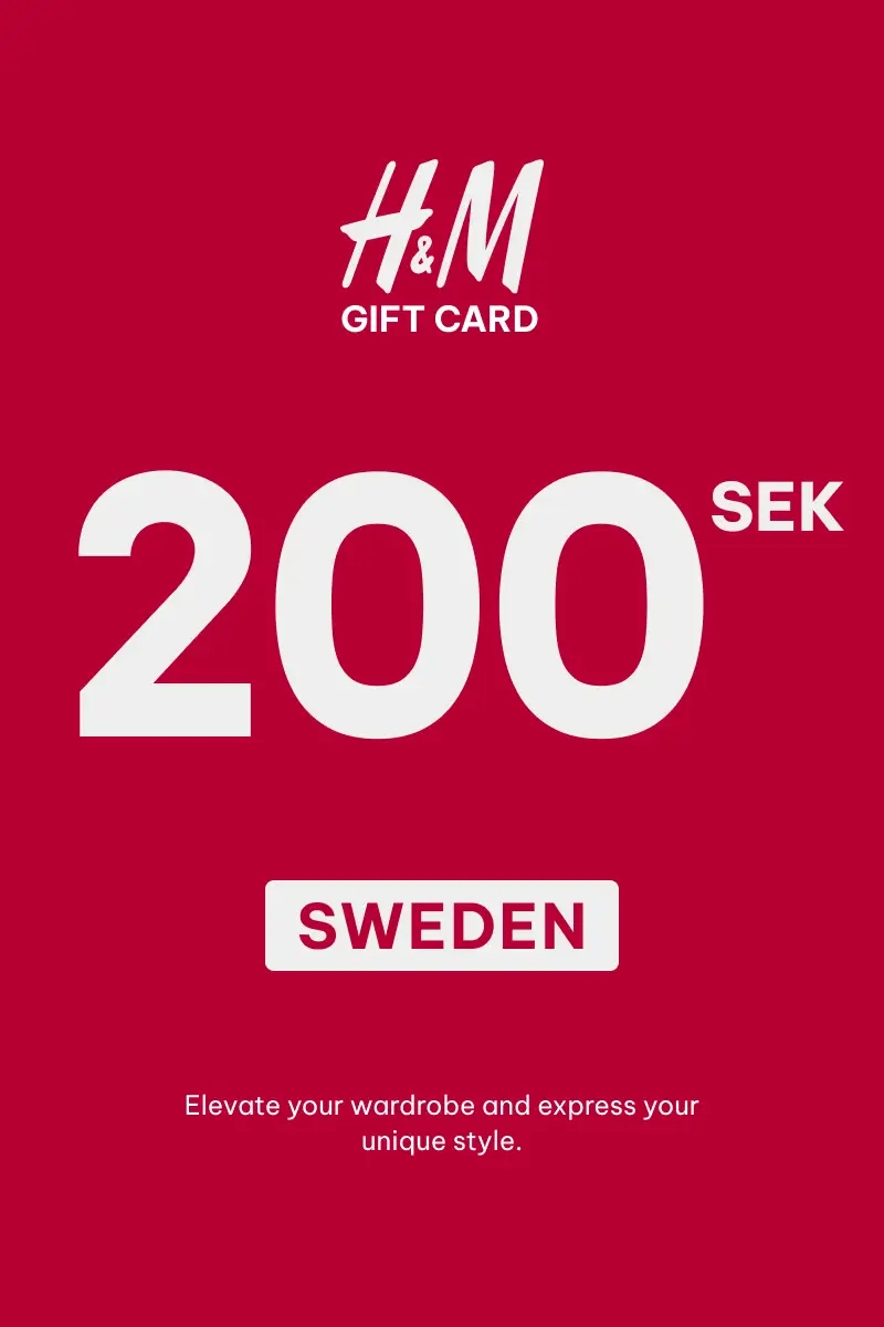 HandM 200 SEK Gift Card (Sweden) - Digital Key