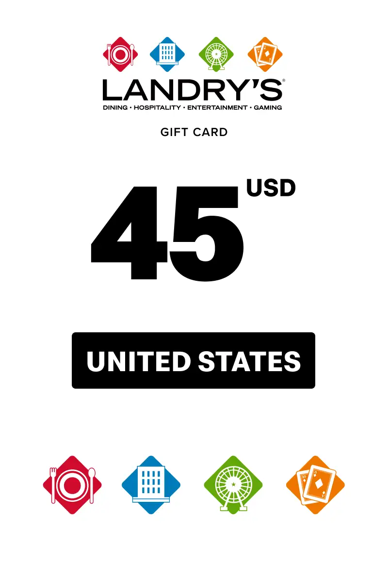 Landrys Restaurant 45 USD Gift Card (United States) - Digital Key