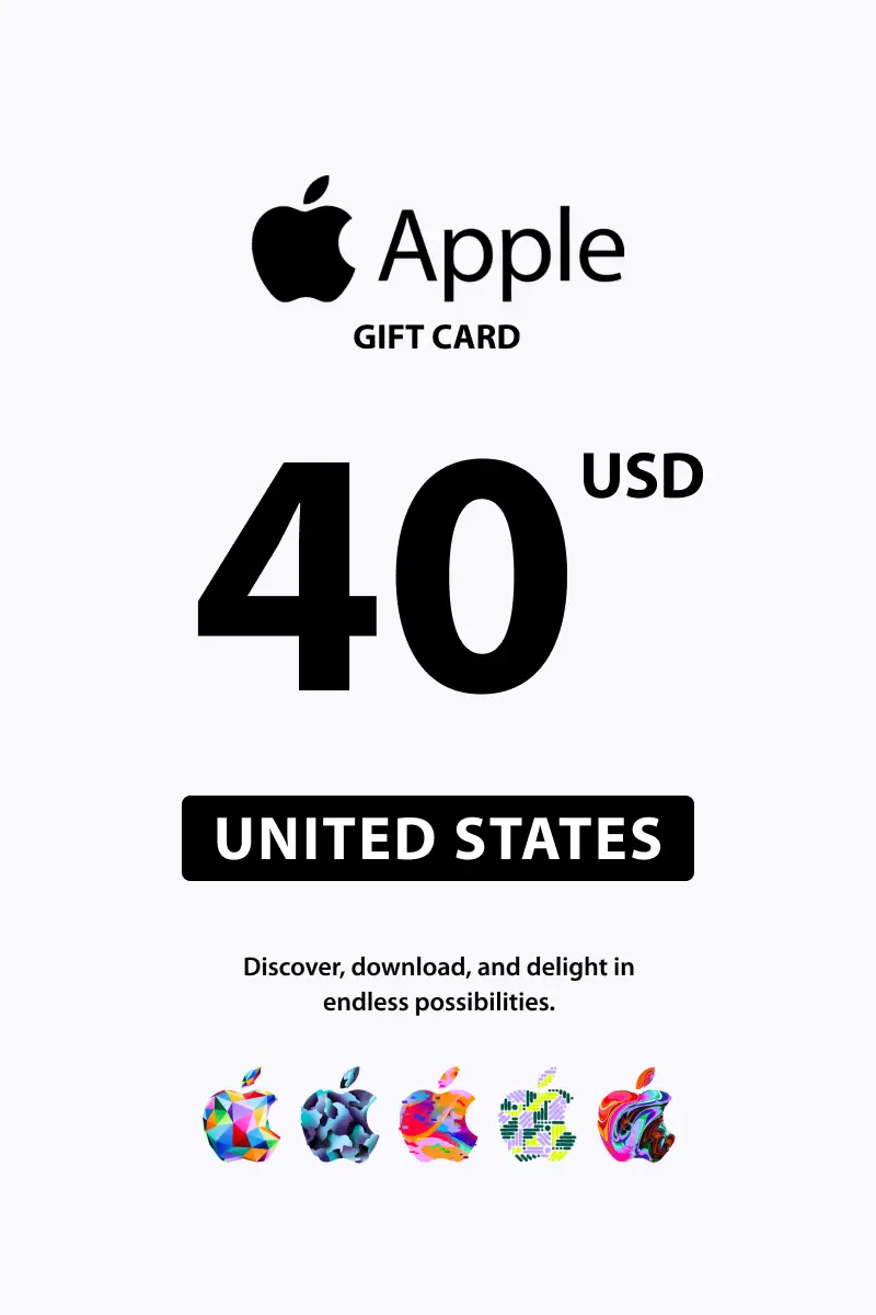 Apple 40 USD Gift Card (United States) - Digital Key