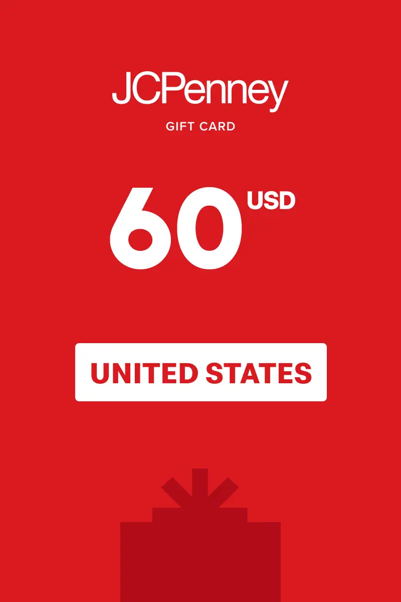 JCPenney 60 USD Gift Card (United States) - Digital Key