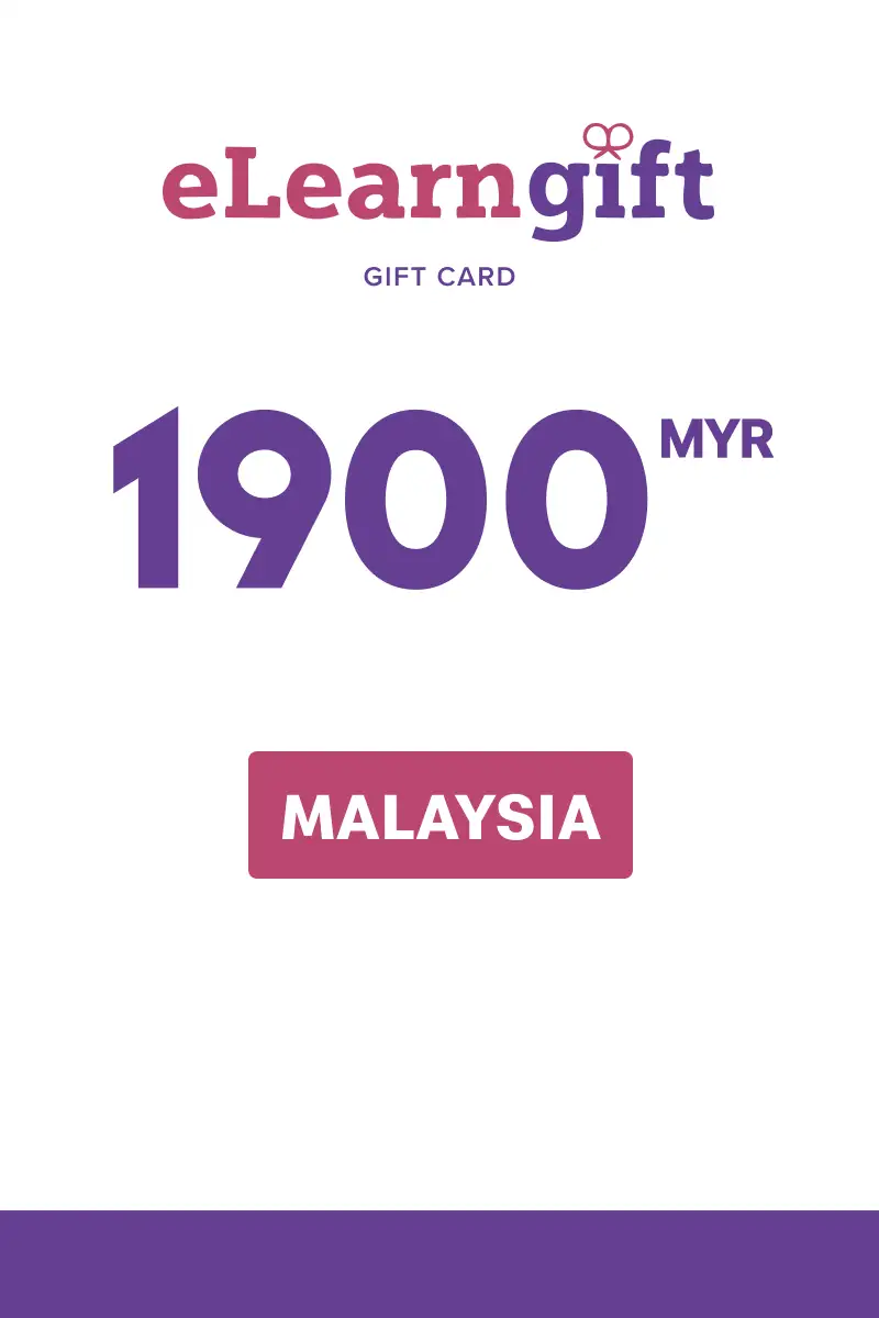 eLearn Gift 1900 MYR Gift Card (Malaysia) - Digital Key