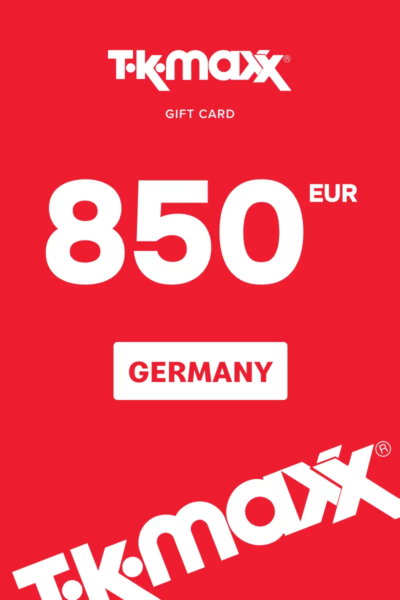 TK Maxx 850 EUR Gift Card (Germany) - Digital Key