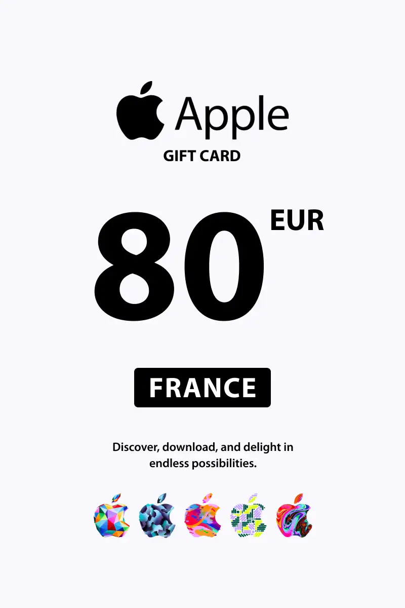 Apple 80 EUR Gift Card (France) - Digital Key