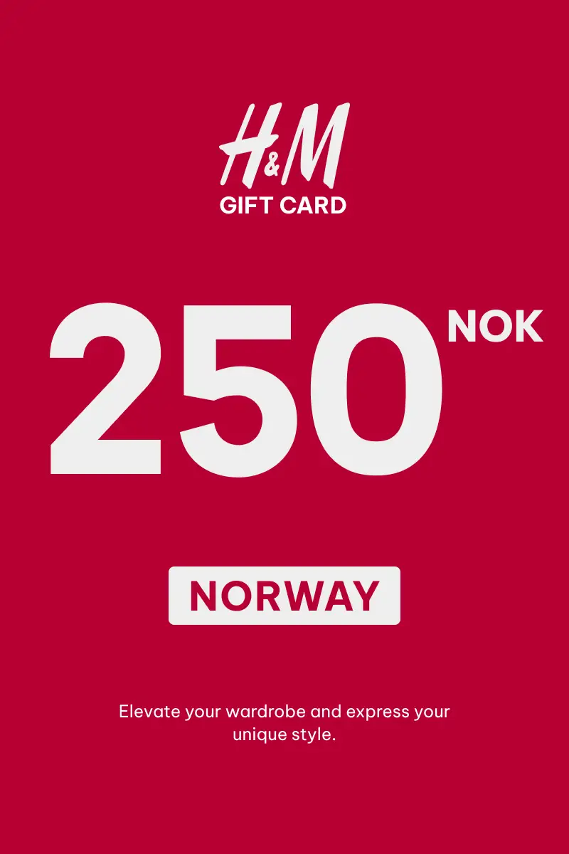 HandM 250 NOK Gift Card (Norway) - Digital Key