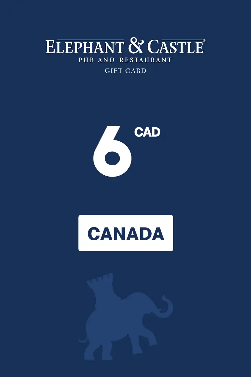 Elephant and Castle 6 CAD Gift Card (Canada) - Digital Key