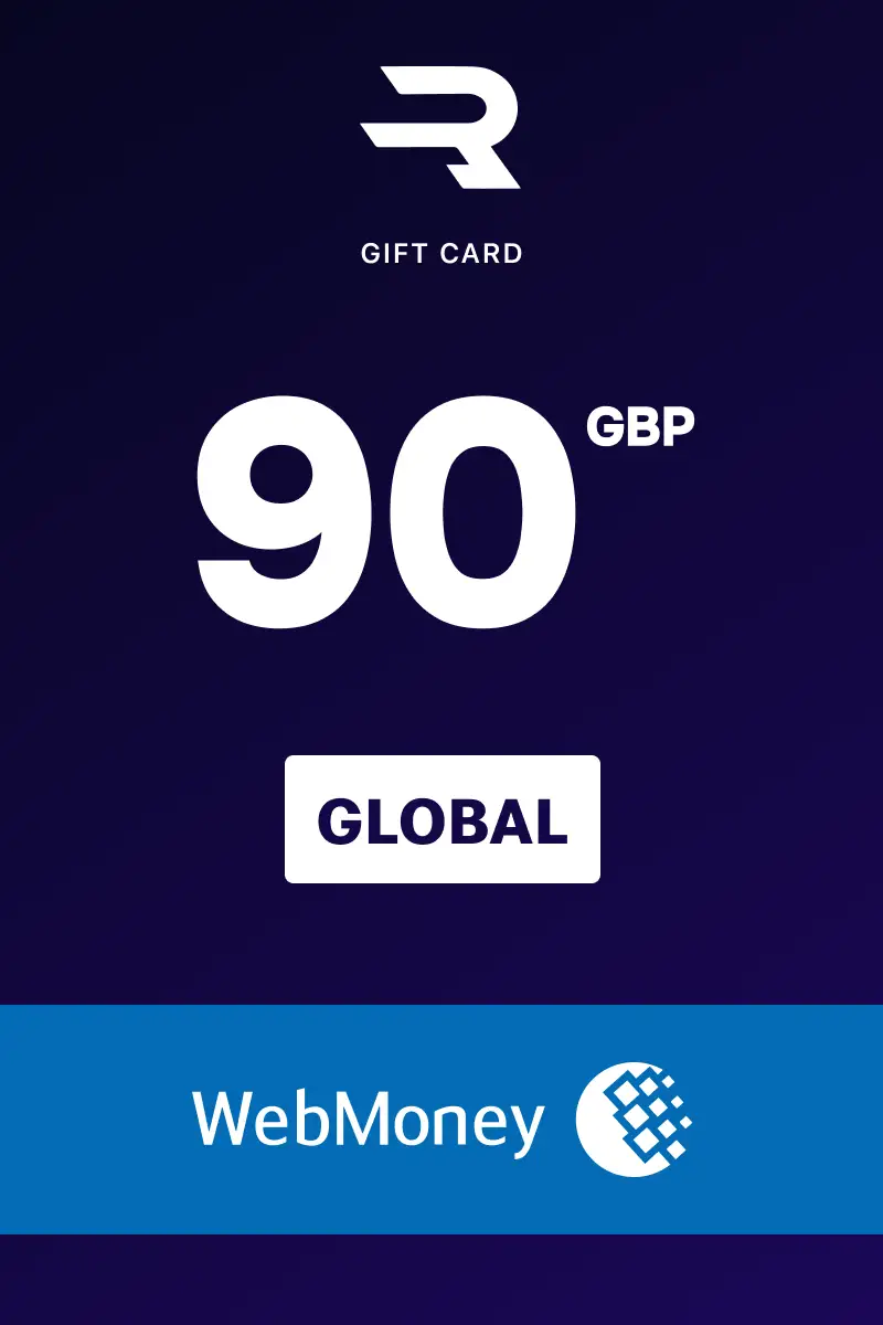 Rewarble WebMoney 90 GBP Gift Card (Global) - Rewarble - Digital Key