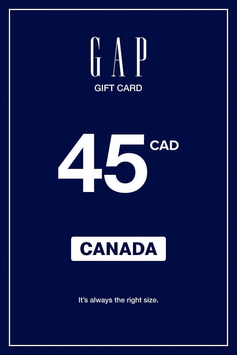 Gap 45 CAD Gift Card (Canada) - Digital Key
