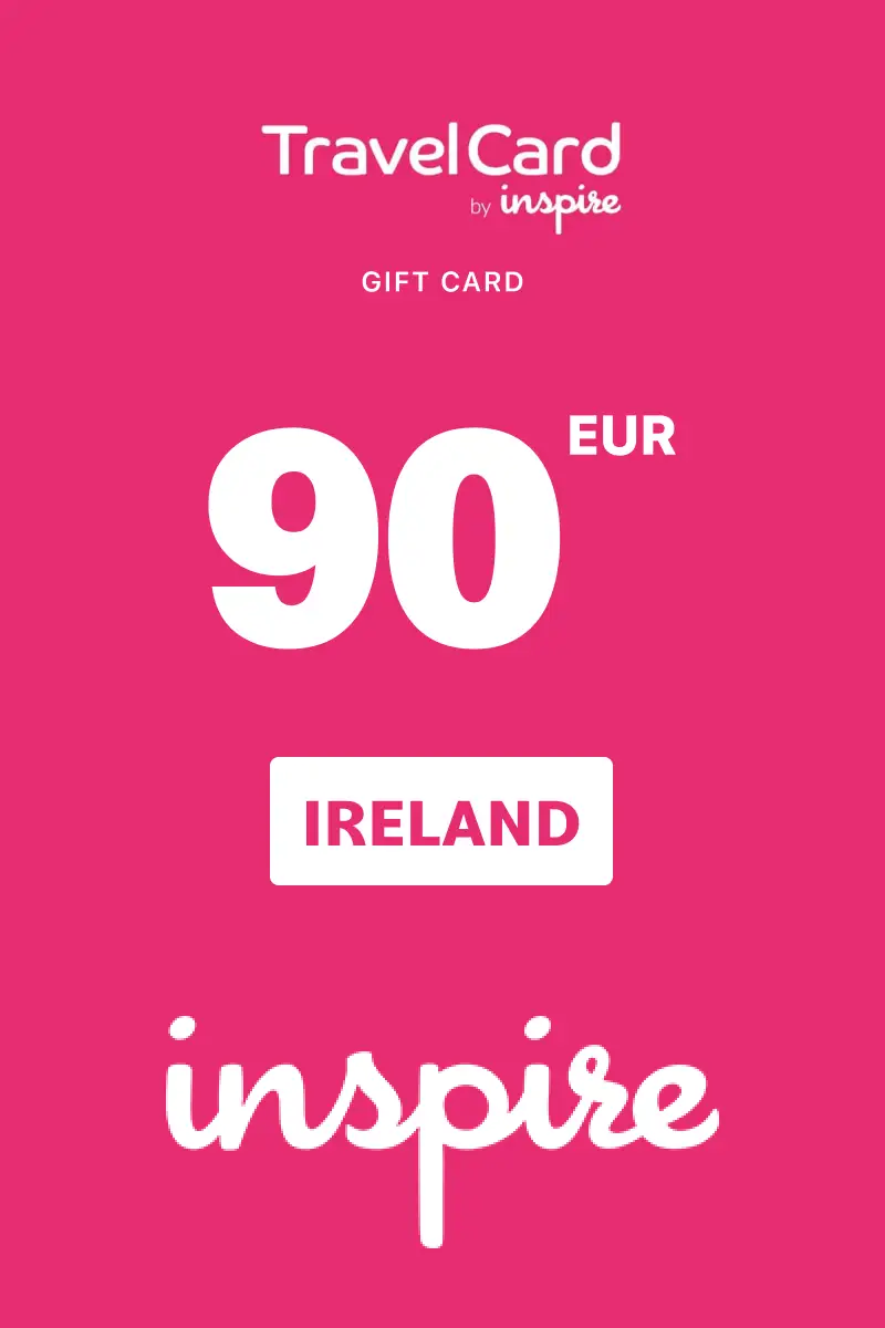 TravelCard by Inspire 90 EUR Gift Card (Ireland) - Digital Key