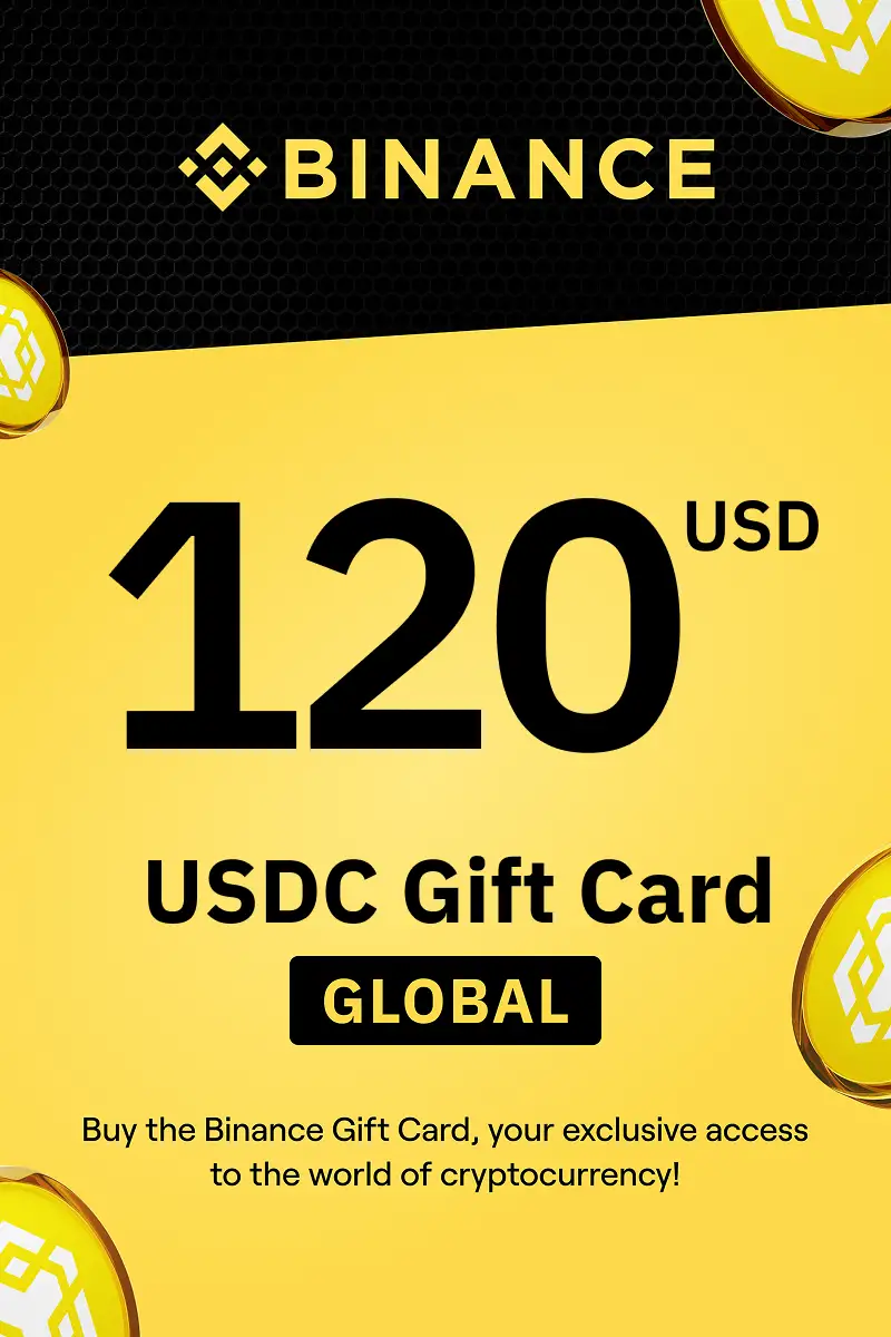 Binance (USDC) 120 USD Gift Card (Global) - Digital Key