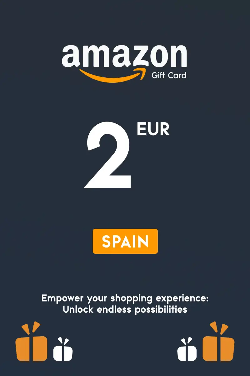 Amazon 2 EUR Gift Card (Spain) - Digital Key