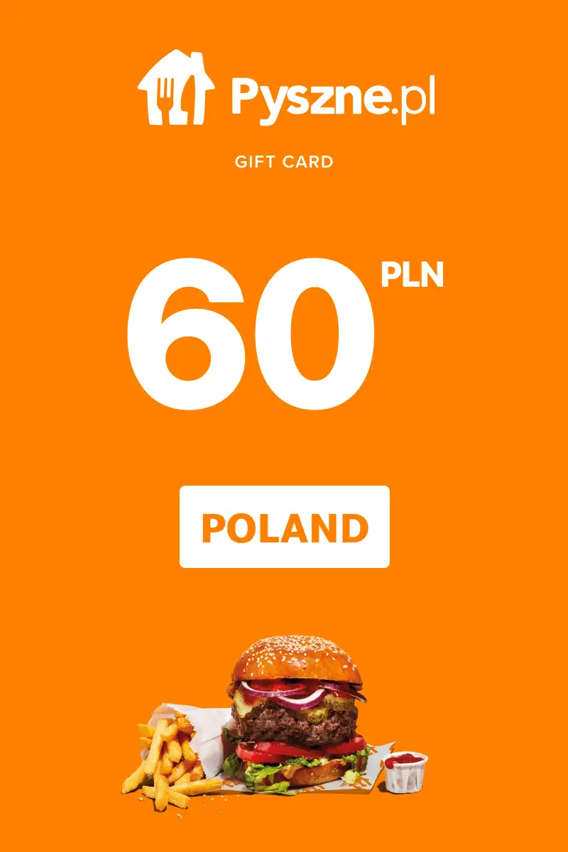 Pyszne.pl 60 PLN Gift Card (Poland) - Digital Key