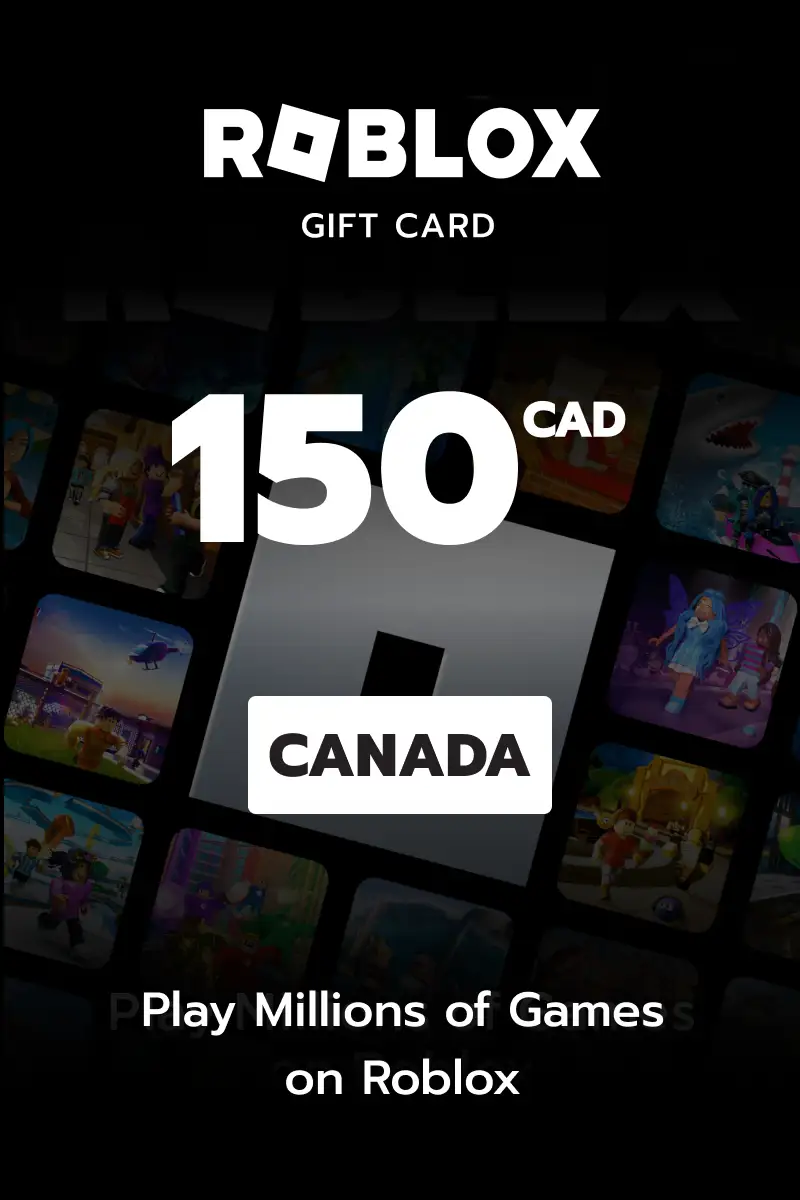 Roblox 150 CAD Gift Card (Canada) - Digital Key