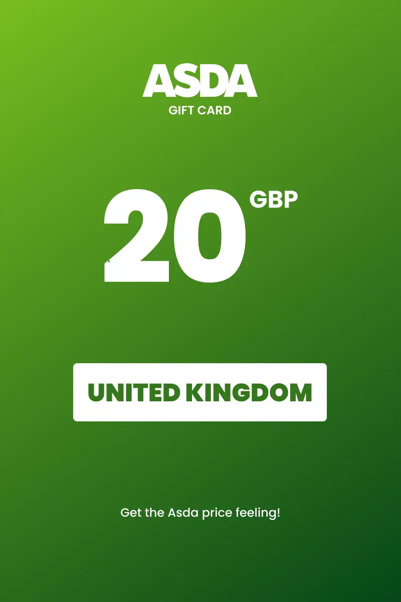 ASDA 20 GBP Gift Card (United Kingdom) - Digital Key
