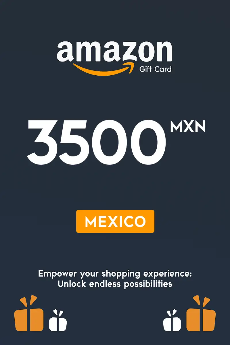 Amazon 3500 MXN Gift Card (Mexico) - Digital Key