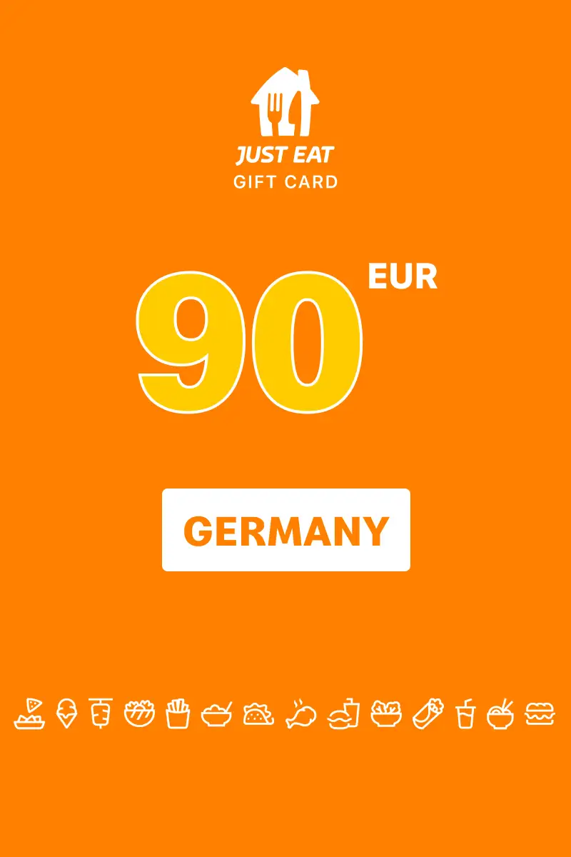Lieferando (Just Eat) 90 EUR Gift Card (Germany) - Digital Key