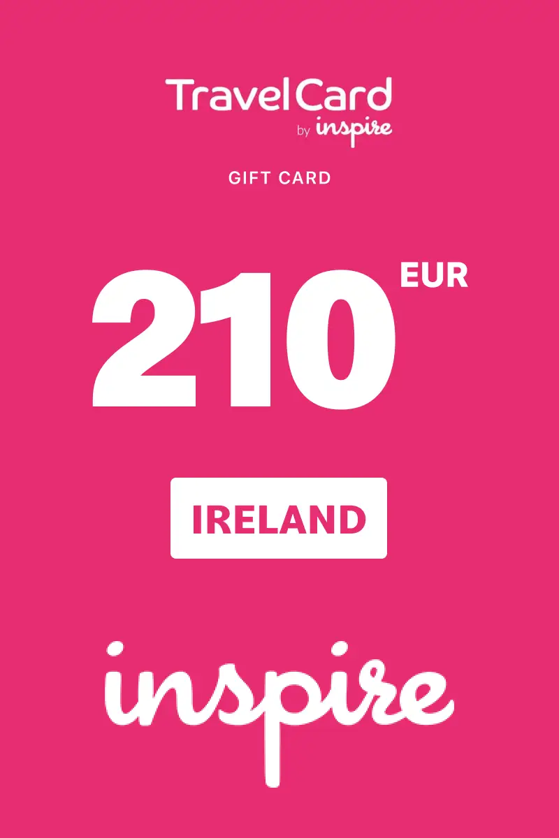 TravelCard by Inspire 210 EUR Gift Card (Ireland) - Digital Key