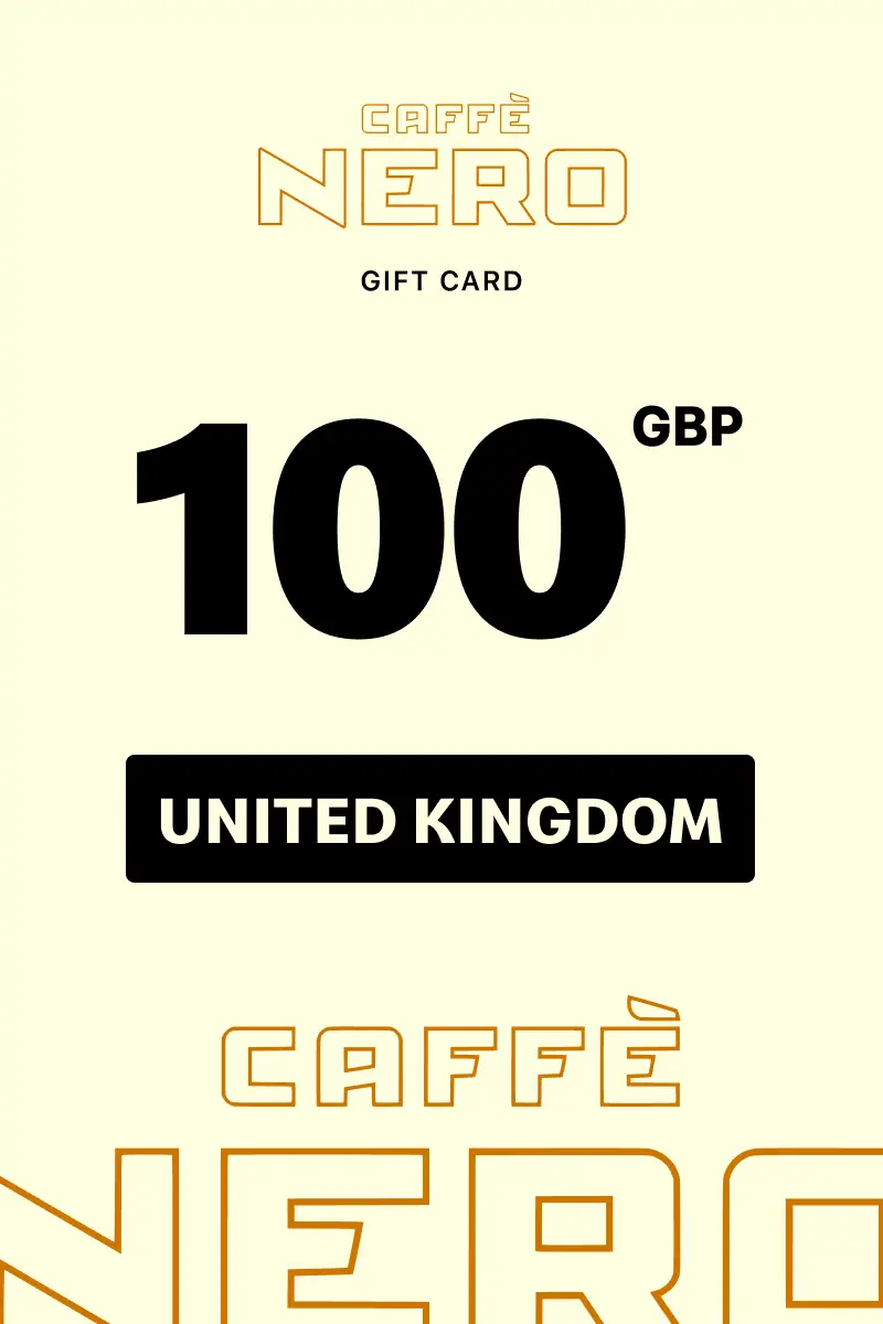 Caffè Nero 100 GBP Gift Card (United Kingdom) - Digital Key