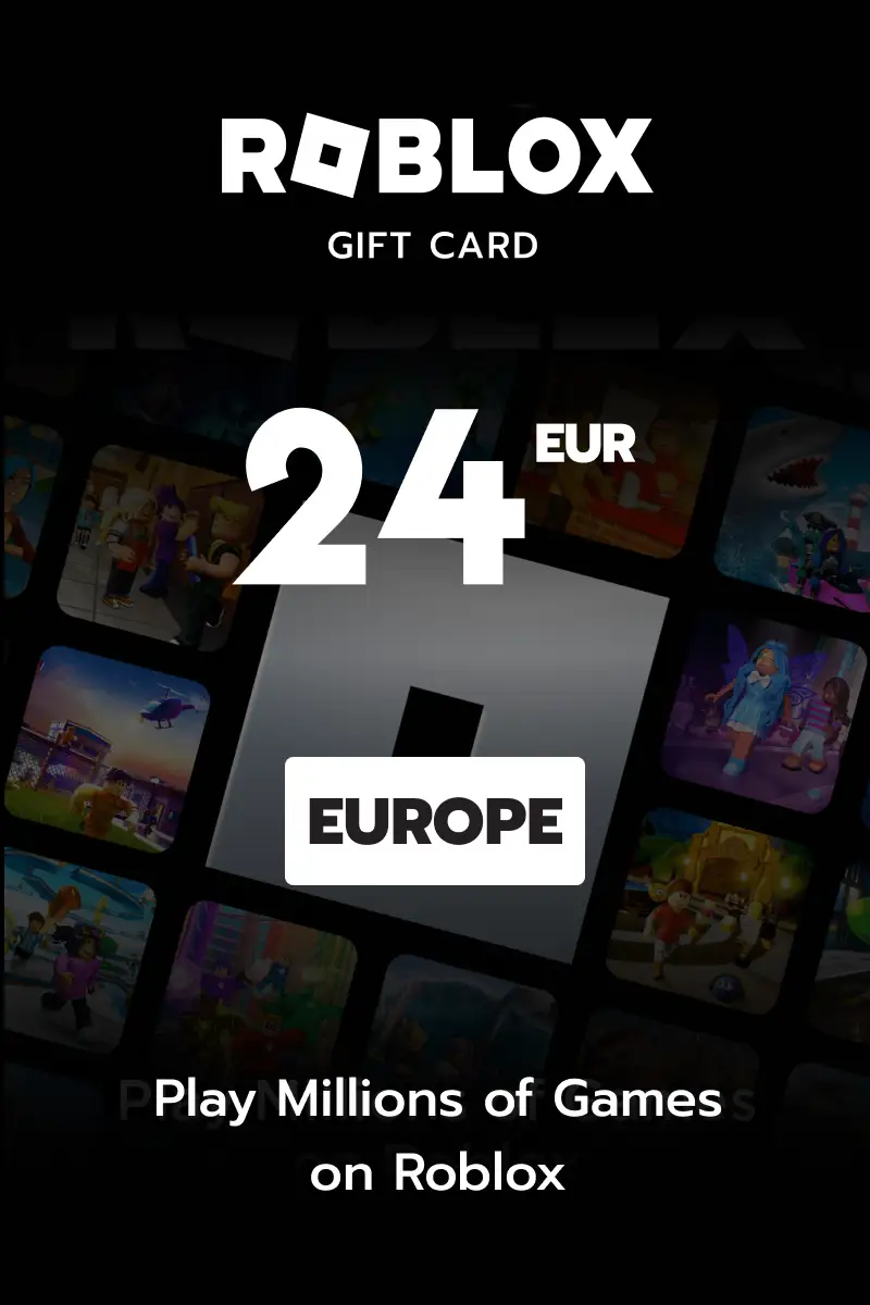 Roblox 24 EUR Gift Card (Europe) - Digital Key