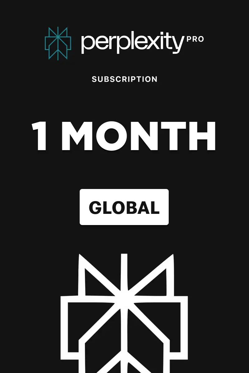 Perplexity Pro 1 Month Subscription (Global) - Digital Key