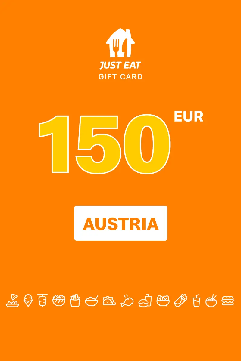 Lieferando (Just Eat) 150 EUR Gift Card (Austria) - Digital Key