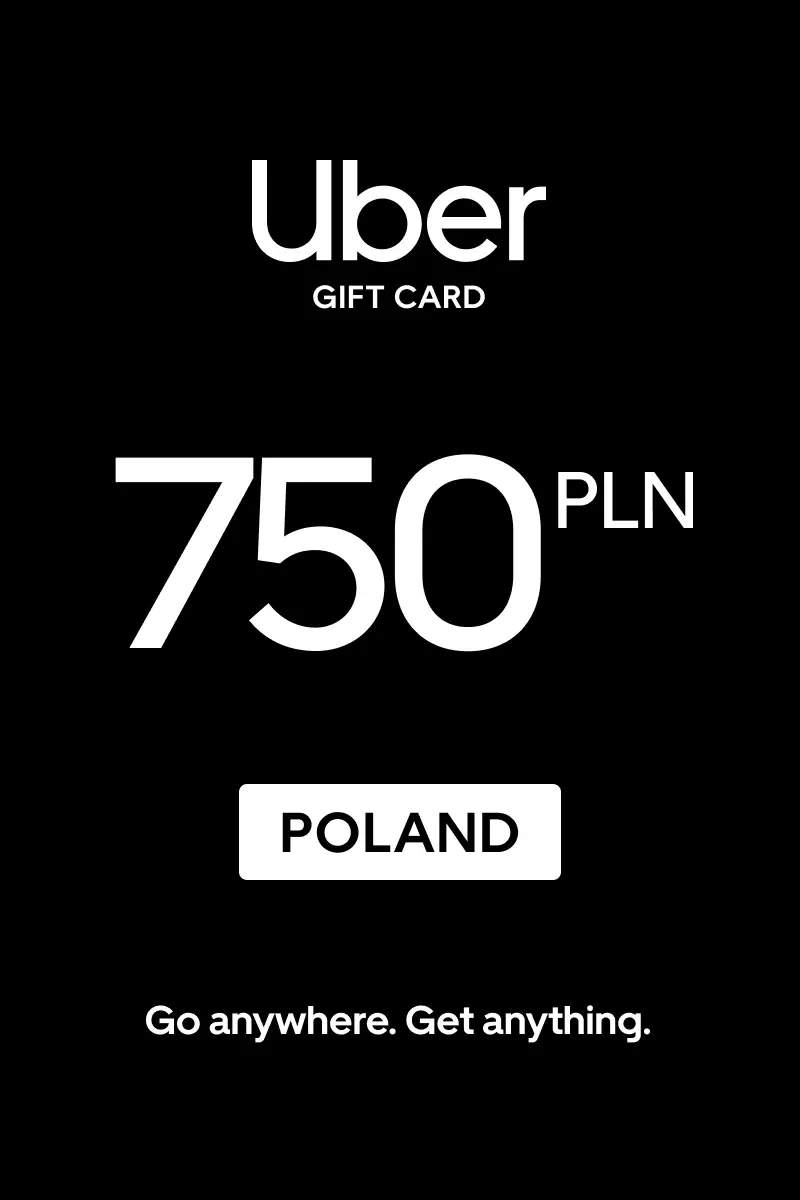 Uber 750 PLN Gift Card (Poland) - Digital Key