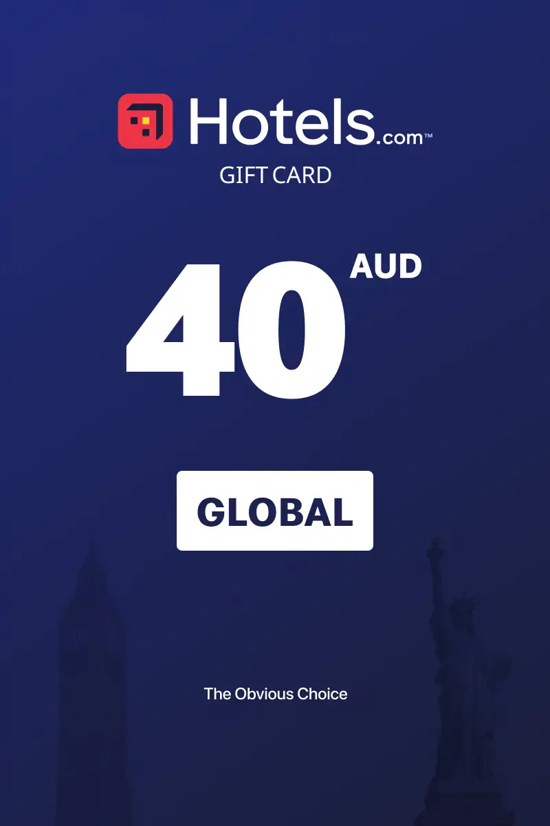 Hotels.com 40 AUD Gift Card (Global) - Digital Key