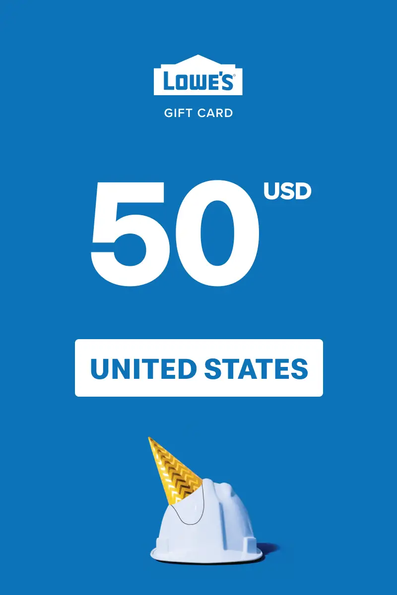 Lowe's 50 USD Gift Card (United States) - Digital Key