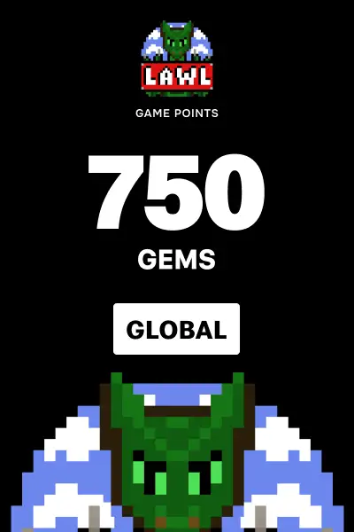 Lawl Online 750 Gems (Global) - Digital Key