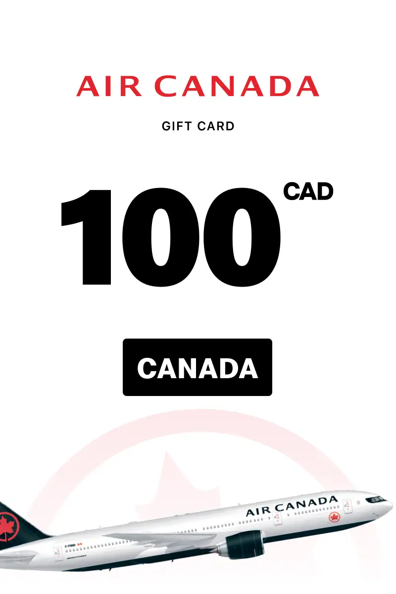 Air Canada 100 CAD Gift Card (Canada) - Digital Key