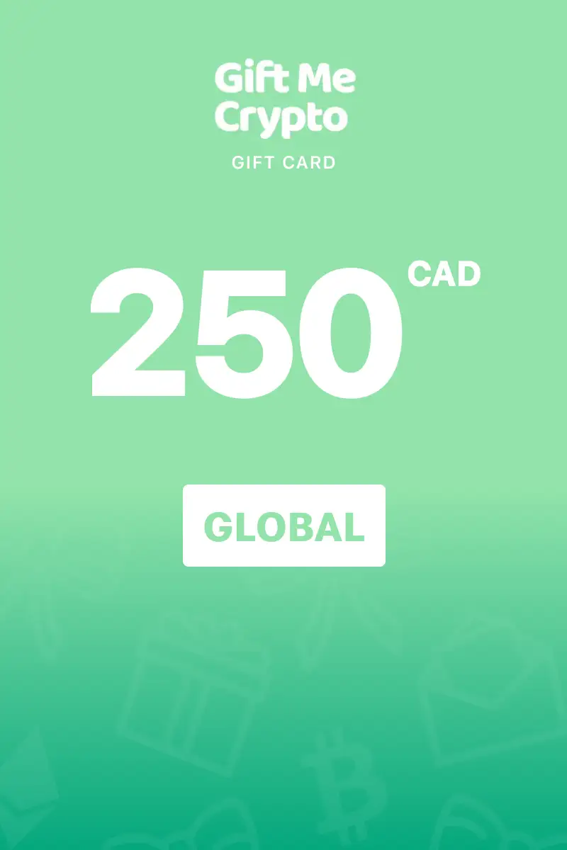 Gift Me Crypto 250 CAD Gift Card (Global) - Digital Key
