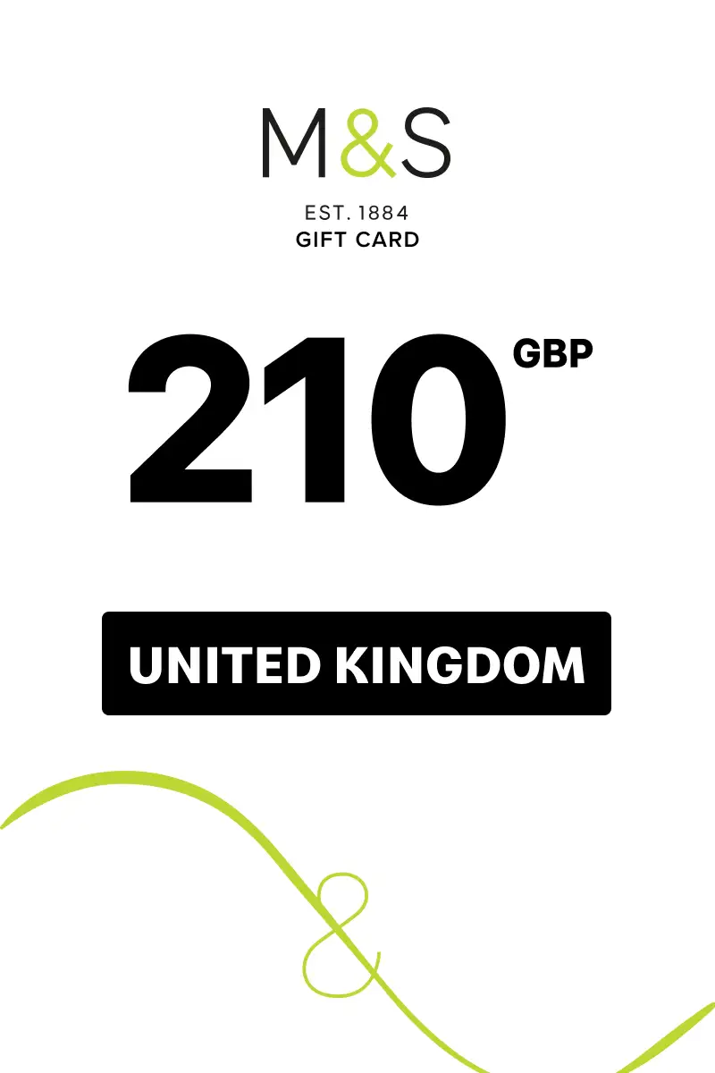 Marks and Spencer 210 GBP Gift Card (United Kingdom) - Digital Key