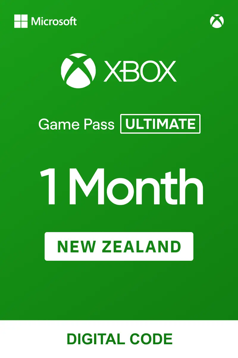 Xbox Game Pass Ultimate 1 Month (New Zealand) - Xbox Live - Digital Key