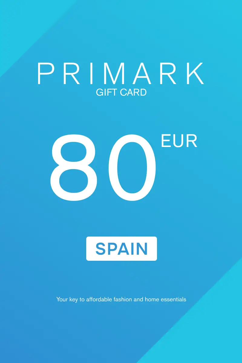 Primark 80 EUR Gift Card (Spain) - Digital Key