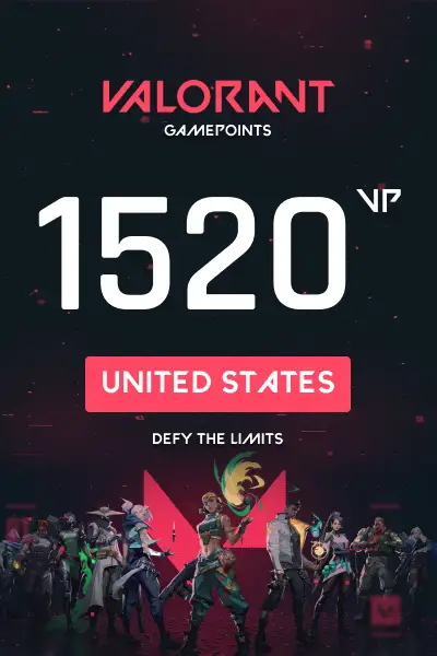 VALORANT 1520 Valorant Points (United States) - Digital Key