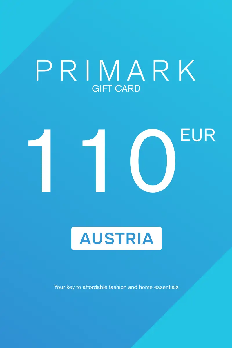 Primark 110 EUR Gift Card (Austria) - Digital Key